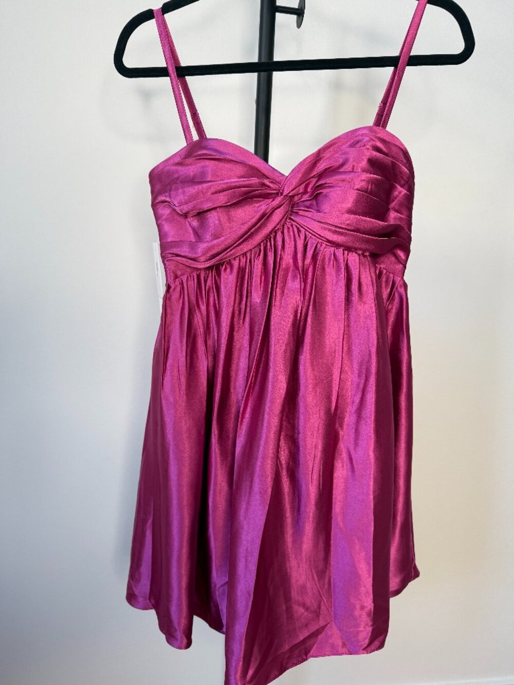 SATIN BABYDOLL COCKTAIL PARTY DRESS, SIZE 6